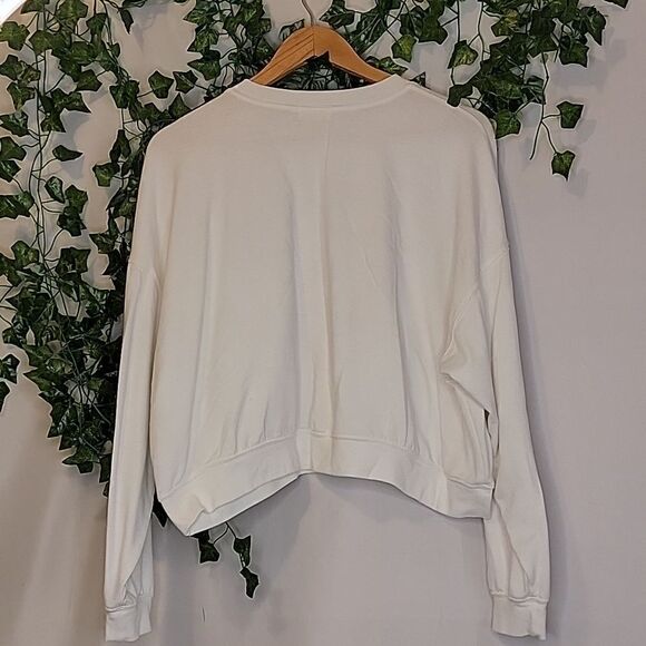 West Coast. AC/DC. High Voltage. Oversized Crop Sweatshirt. Size Med. - Picture 3 of 6